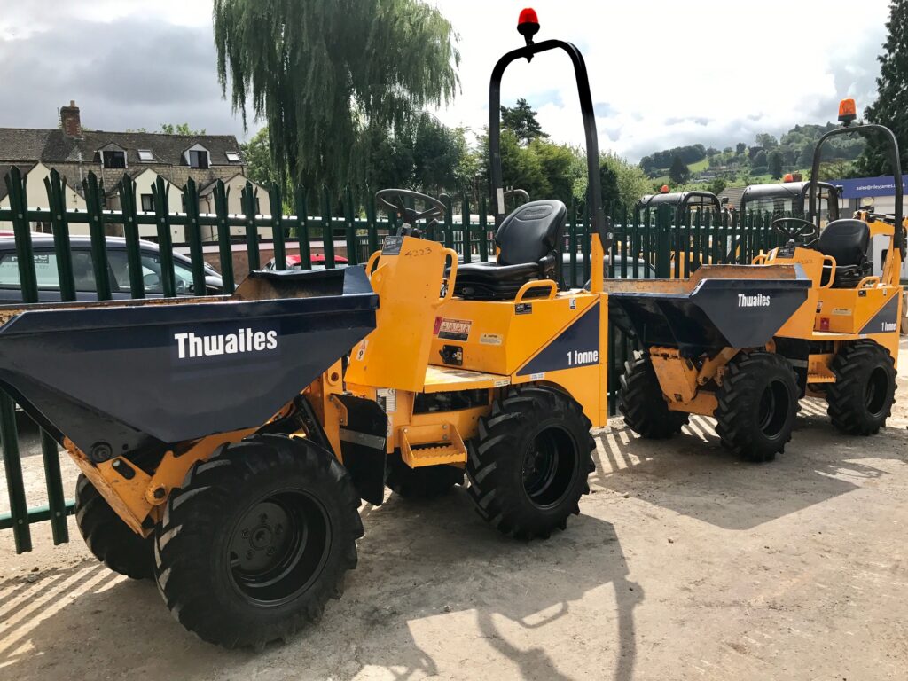 thwaites dumpers for Fenton Civil Engineering