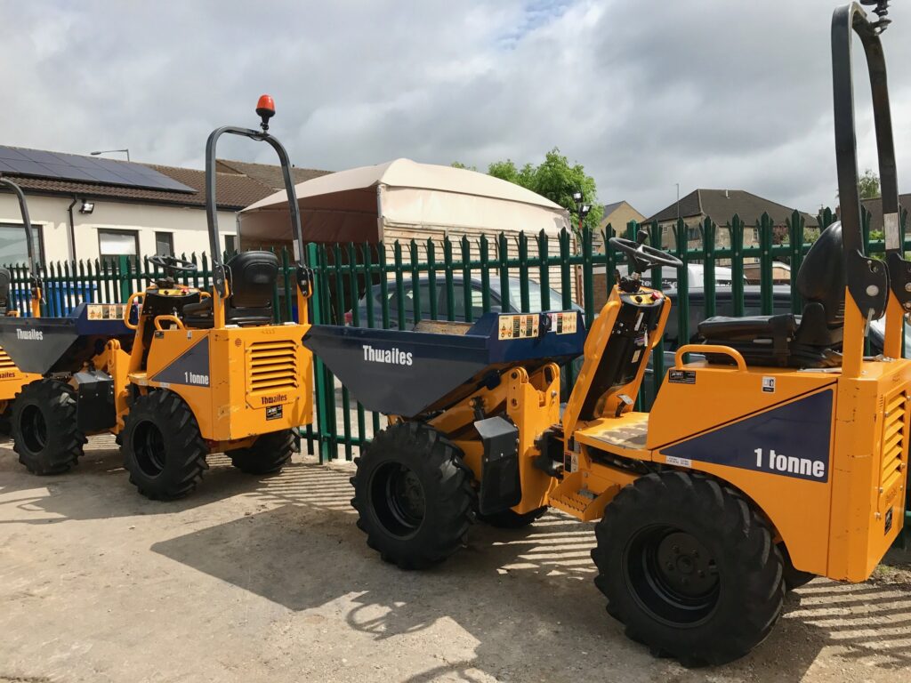 thwaites site dumpers at jay bee plant sales