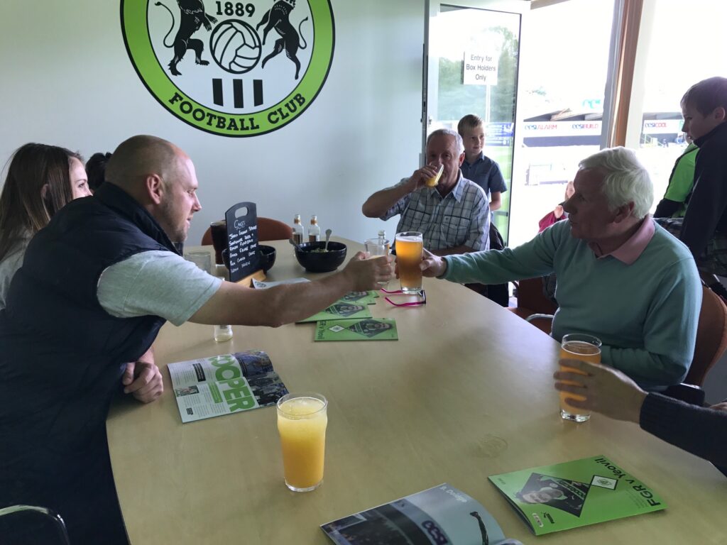 jay bee plant sales team at forest green rovers