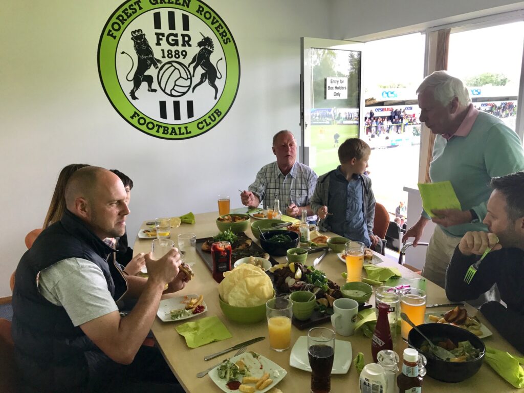 jay bee plant sales team at forest green rovers