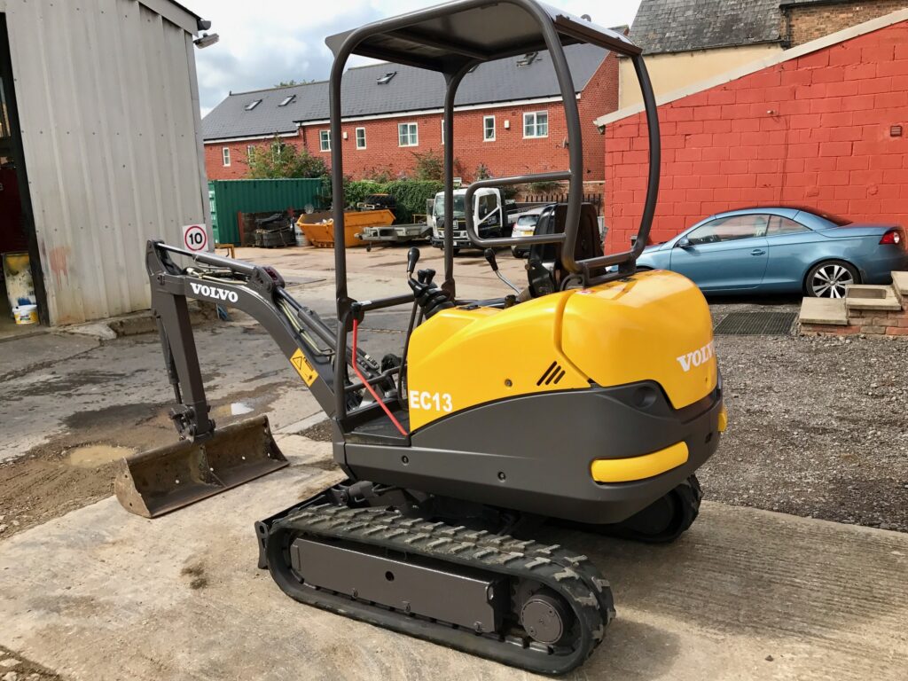 jay bee plant refurbished volvo ec13 mini excavator