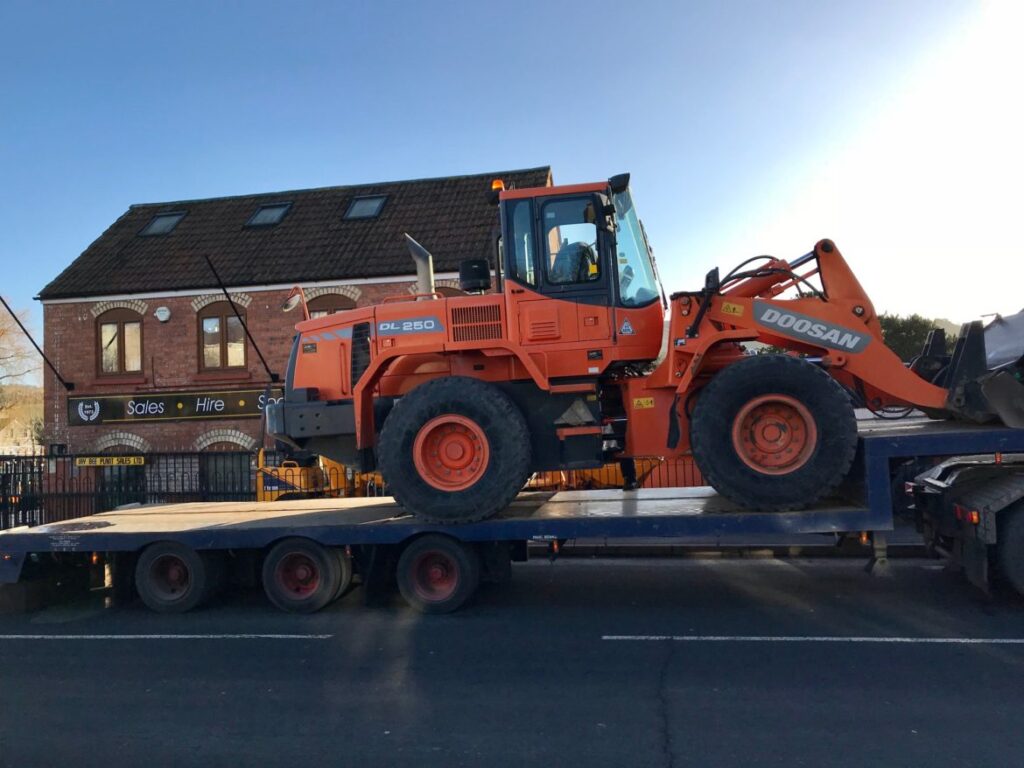 doosan wheeled loader for renew recycling 