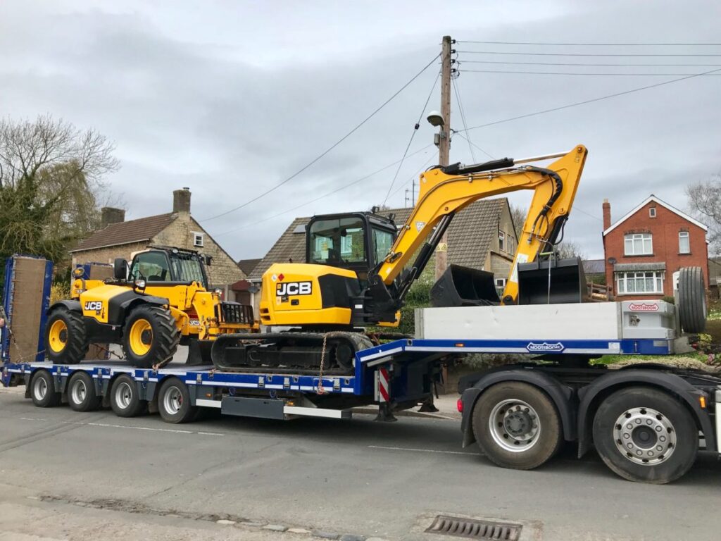 two jcb machines for new owner in spalding