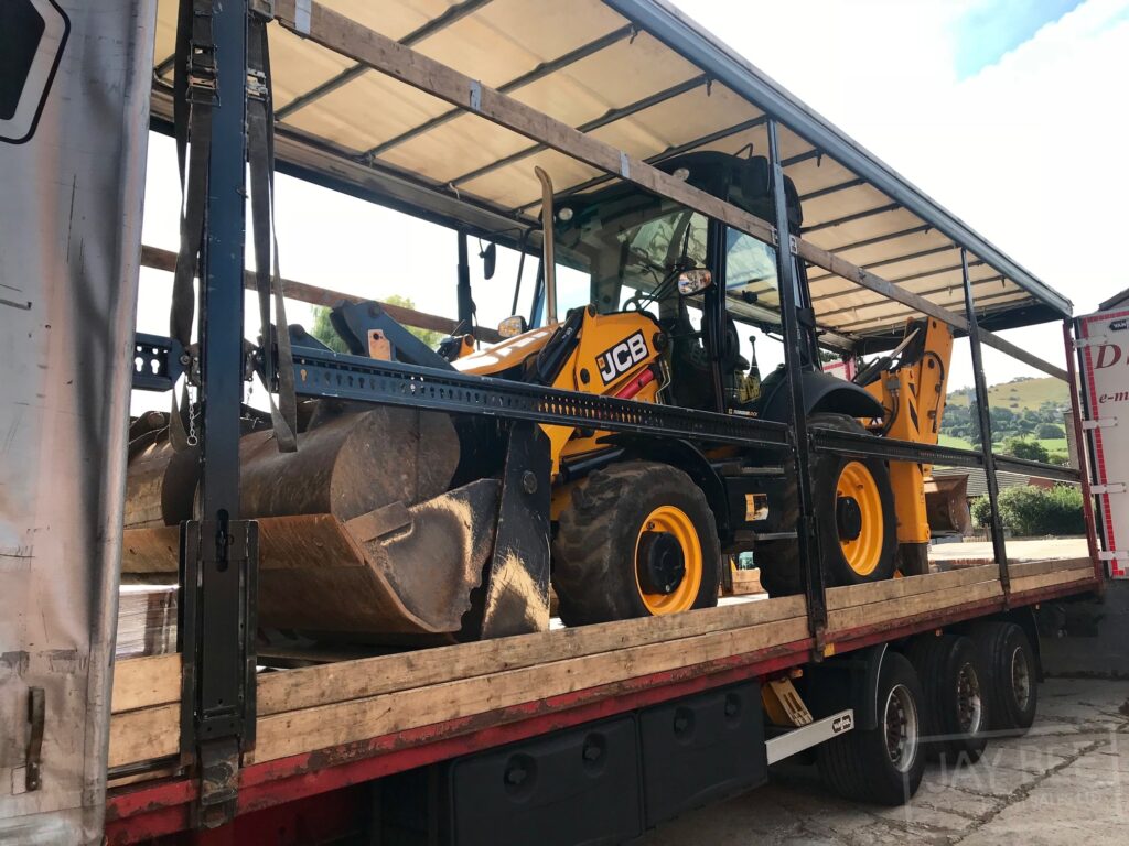 JCB backhoe loader sold at jaybee plant sales